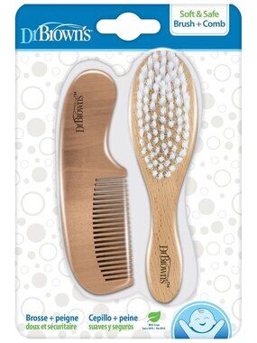 Dr. Brown's Soft and Safe Baby Brush + Comb